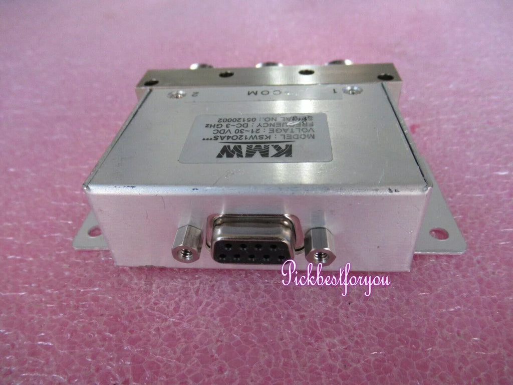 KMW KSW12O4AS DC-3GHz 21-30V N RF Microwave SPDT Coaxial Switch