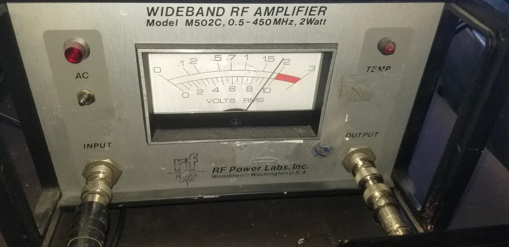 RF POWER LABS Wideband RF Power Amplifier, 1 MHz - 1 GHz - ZYYKZ Test Equipment