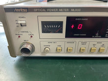 Load image into Gallery viewer, Anritsu ML93B High-Precision Optical Power Meter - ZYYKZ Test Equipment