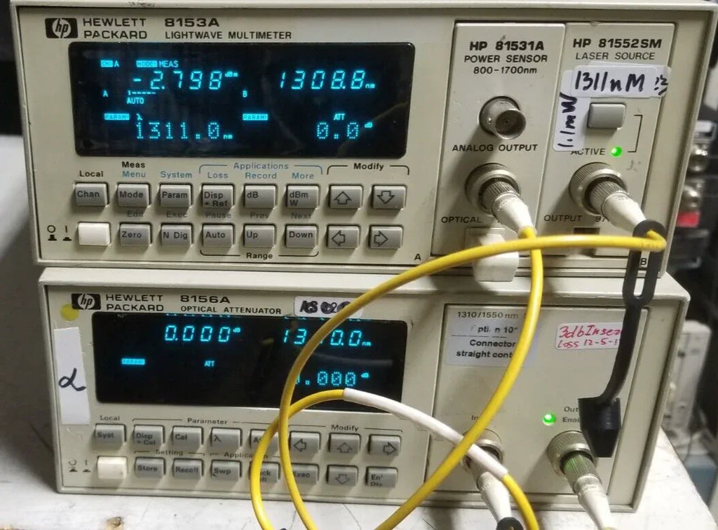 Optical Attenuator 1310nm-1550nm with Angled FC/PC Connectors - ZYYKZ Test Equipment
