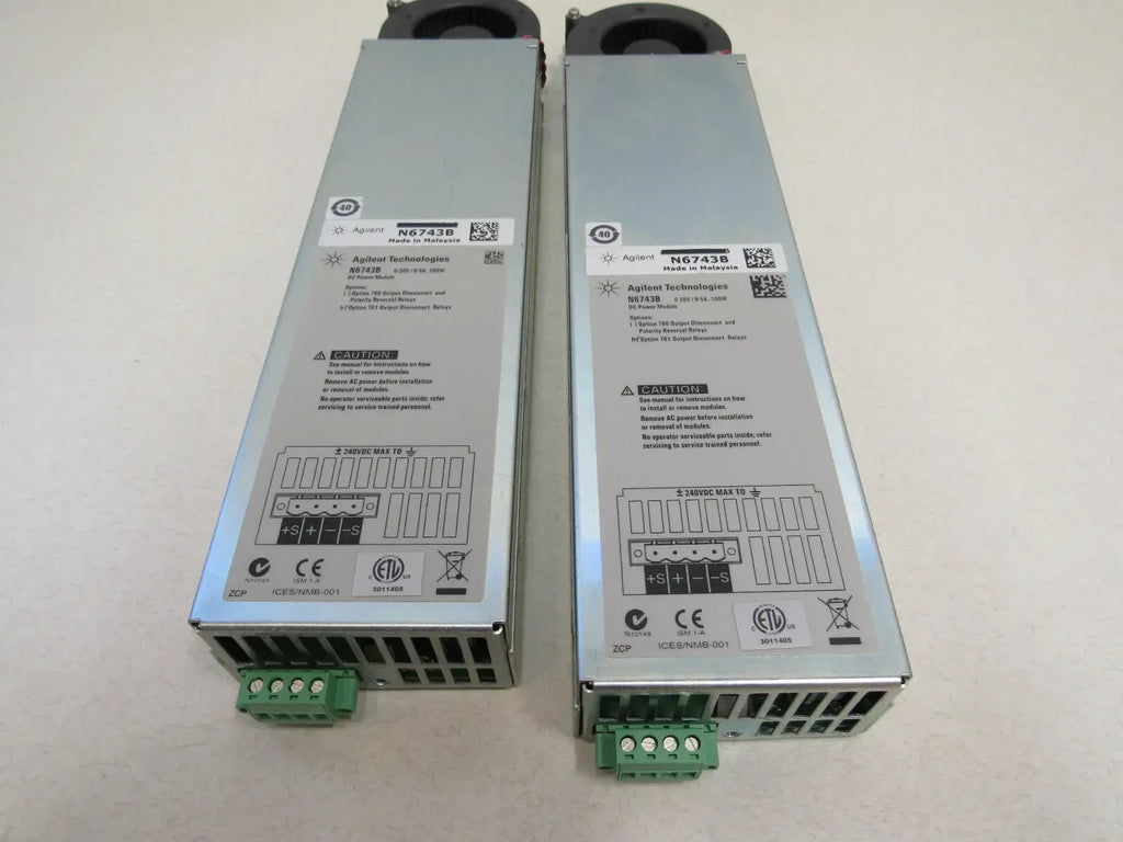 Keysight N6743B Option 761 DC Power Module 0-20V 0-5A 100W - ZYYKZ Test Equipment