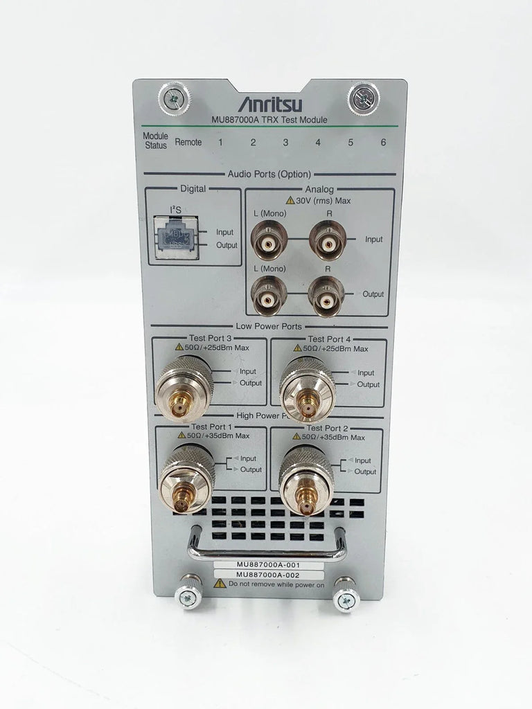 Anritsu MU887000A TRX Test Module for Wireless Device Testing - ZYYKZ Test Equipment