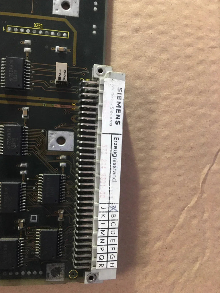 SIEMENS 6FC5111-0BA01-0AA0 CNC Control Panel Module 570214.0004.00 - ZYYKZ Test Equipment