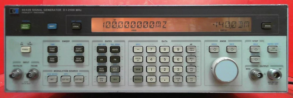 Agilent 8642B Synthesized Signal Generator 100 kHz - 2115 MHz - ZYYKZ Test Equipment