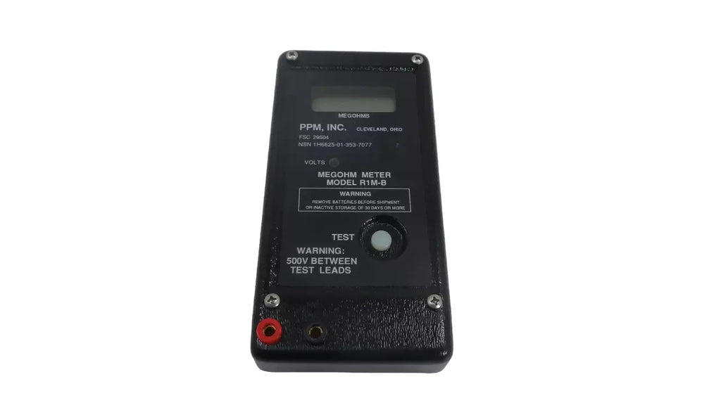 PPM R1M-B High-Precision Megohm Meter for Insulation Resistance Testing - ZYYKZ Test Equipment