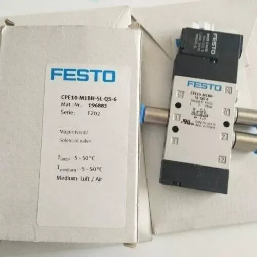 Festo CPE10-M1BH-5L-QS-6 196883 Pneumatic Solenoid Valve - ZYYKZ Test Equipment