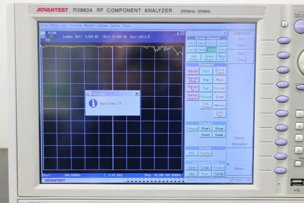 Rohde & Schwarz R3860A Vector Network Analyzer 1400-2010 MHz - ZYYKZ Test Equipment