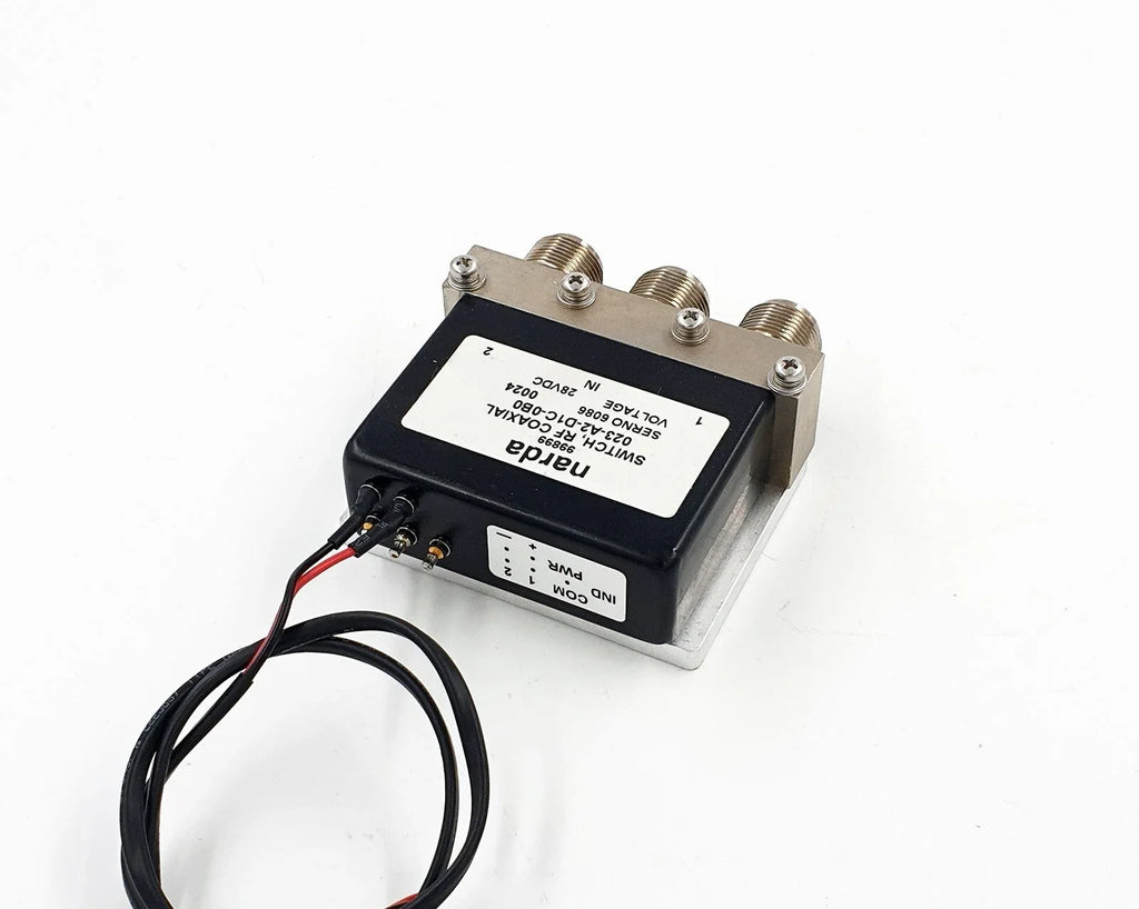Narda 023-A2-D1C-0B0 Microwave Coaxial RF Switch - ZYYKZ Test Equipment