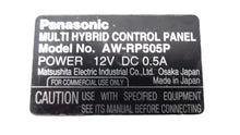 Load image into Gallery viewer, Panasonic AW-RP505P Multi Hybrid Control Panel with Advanced PTZ Control - ZYYKZ Test Equipment
