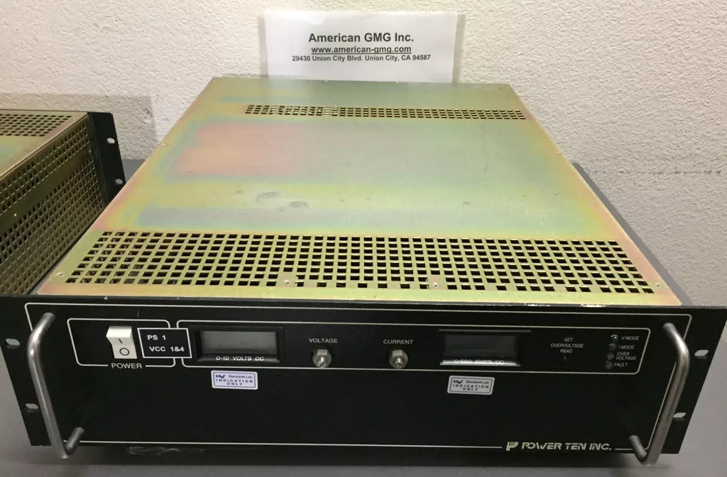 Power Ten P63C-10660D High Current Heavy Duty DC Power Supply 60V 10A - ZYYKZ Test Equipment