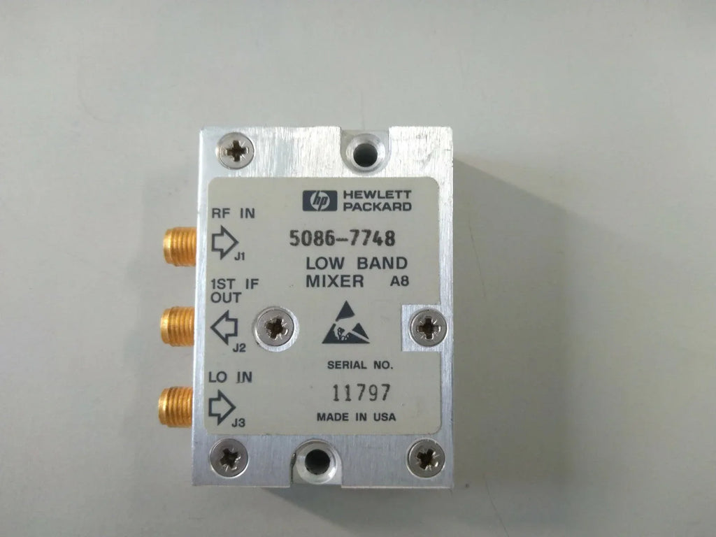 HP Agilent 5086-7748 & 5086-7908 Low Band Microwave Mixers for 856x Series - ZYYKZ Test Equipment