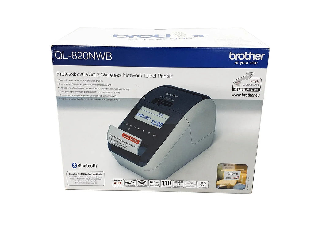 Brother QL-820NWB Professional Thermal Label Printer with Wireless & Ethernet - ZYYKZ Test Equipment