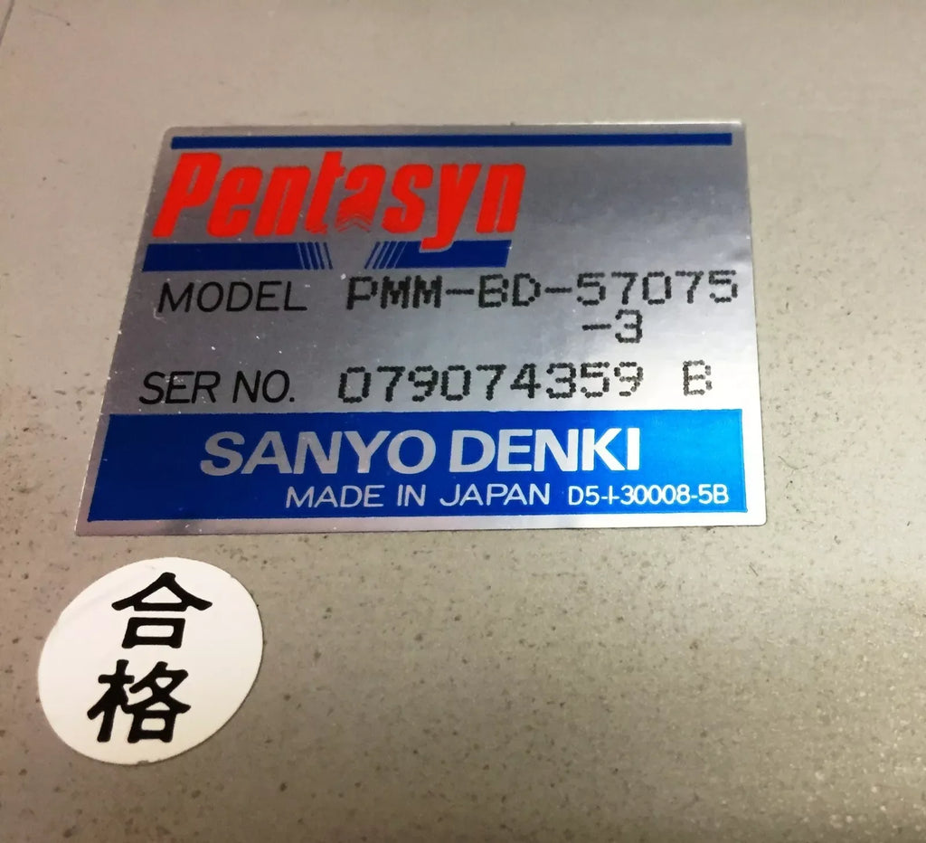 Sanyo Denki Pentasyn PMM-BD-57075-3 High-Performance Servo Driver - ZYYKZ Test Equipment