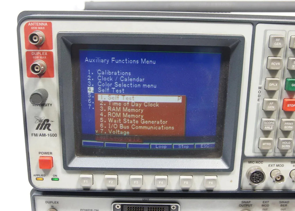 Aeroflex IFR J-1601 FM/AM 1600 Communications Service Monitor - ZYYKZ Test Equipment