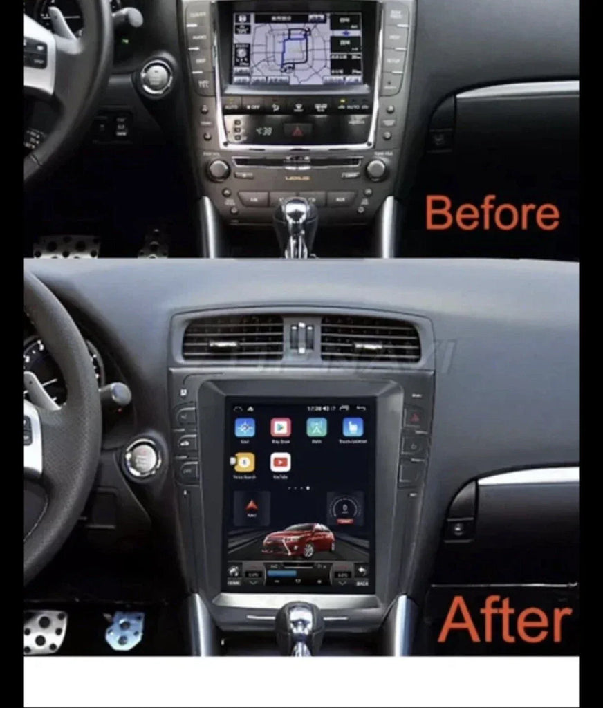 Android 14 Head Unit GPS Navigation Stereo 8GB+256GB for Lexus IS250 IS350 2006-2012 - ZYYKZ Test Equipment