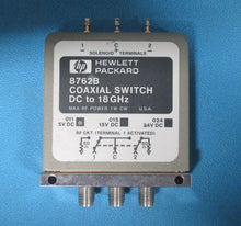 Load image into Gallery viewer, HP Agilent 8762B Coaxial SPDT Switch DC to 18 GHz, Option 024 - ZYYKZ Test Equipment