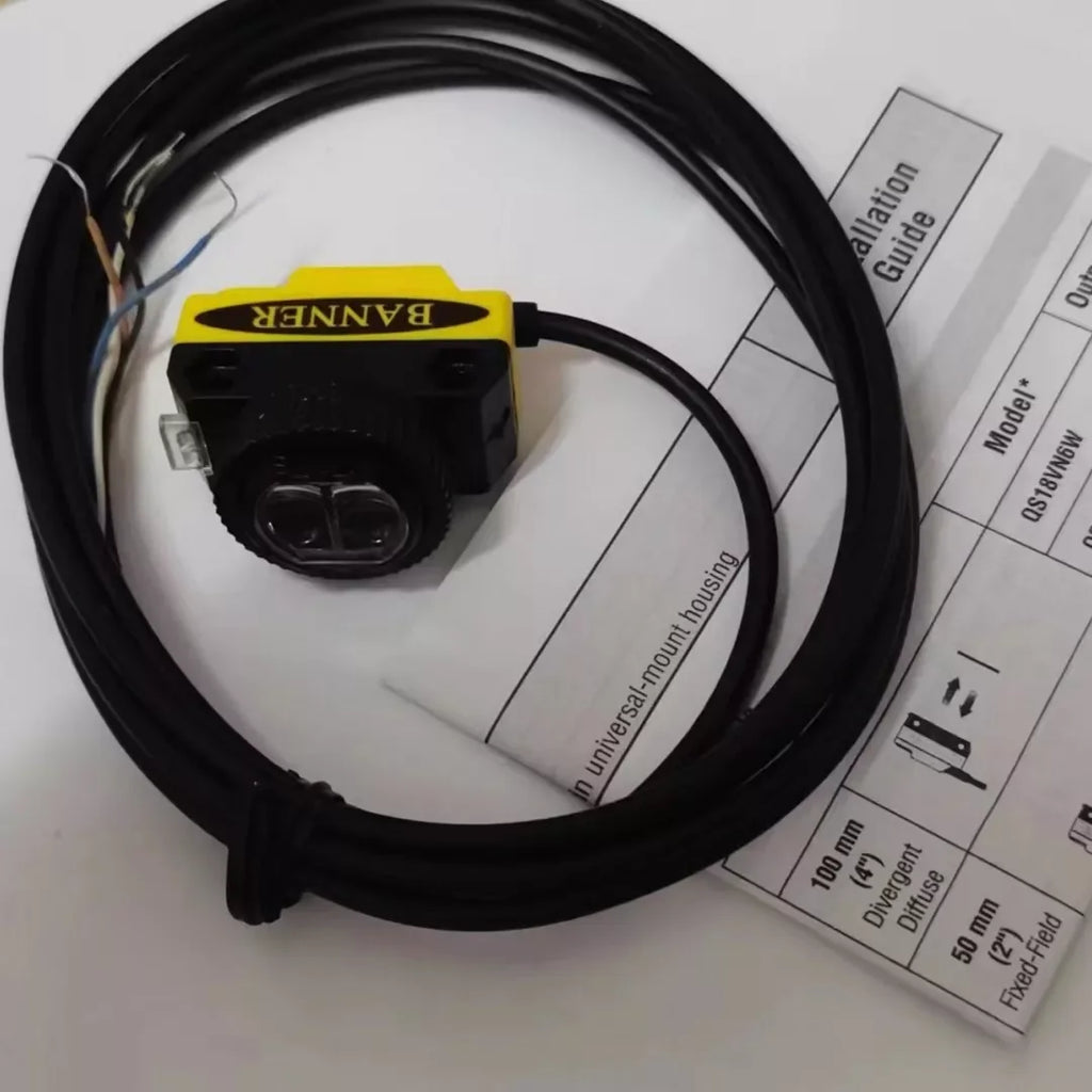 One Banner QS18VP6D Photoelectric Sensor - High Performance, Fast Response - ZYYKZ Test Equipment