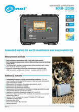 Load image into Gallery viewer, Sonel MRU-120 HD Earth Ground Resistance and Resistivity Tester Meter