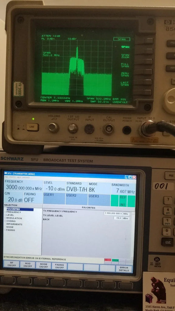 R&S SFU Broadcast System – Professional Broadcast Signal Distribution Solution - ZYYKZ Test Equipment