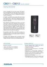 Load image into Gallery viewer, CESVA CB012 Acoustic Calibrator - Class 2 Sound Level Meter Dosimeter Calibrator
