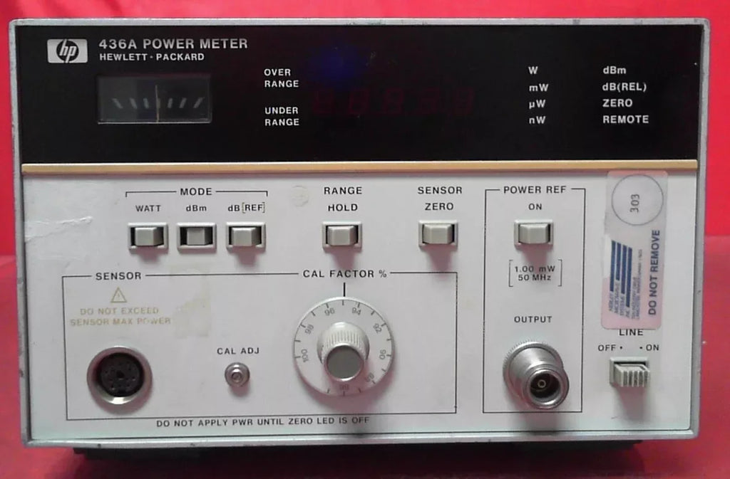 Agilent 436A RF Power Meter - ZYYKZ Test Equipment