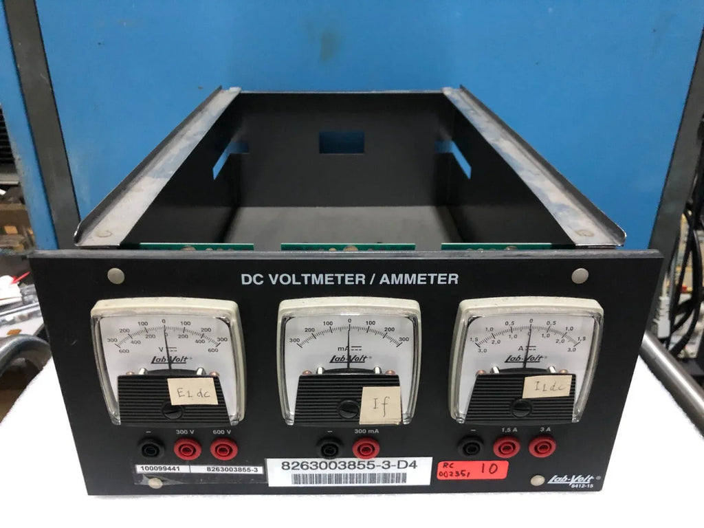 Lab-Volt Precision DC Voltmeter Ammeter - ZYYKZ Test Equipment