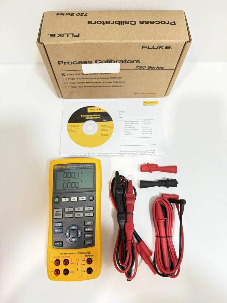 FLUKE 724 Precision Temperature Calibrator Meter for Accurate Calibration - ZYYKZ Test Equipment