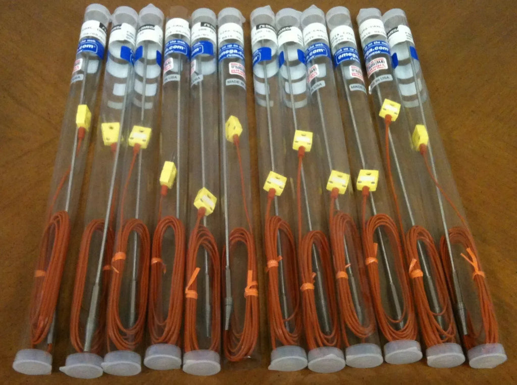 Omega TJ96-CAXL-18G-12-SMPW-M Thermocouple Transition Joint Probe - High Precision - ZYYKZ Test Equipment
