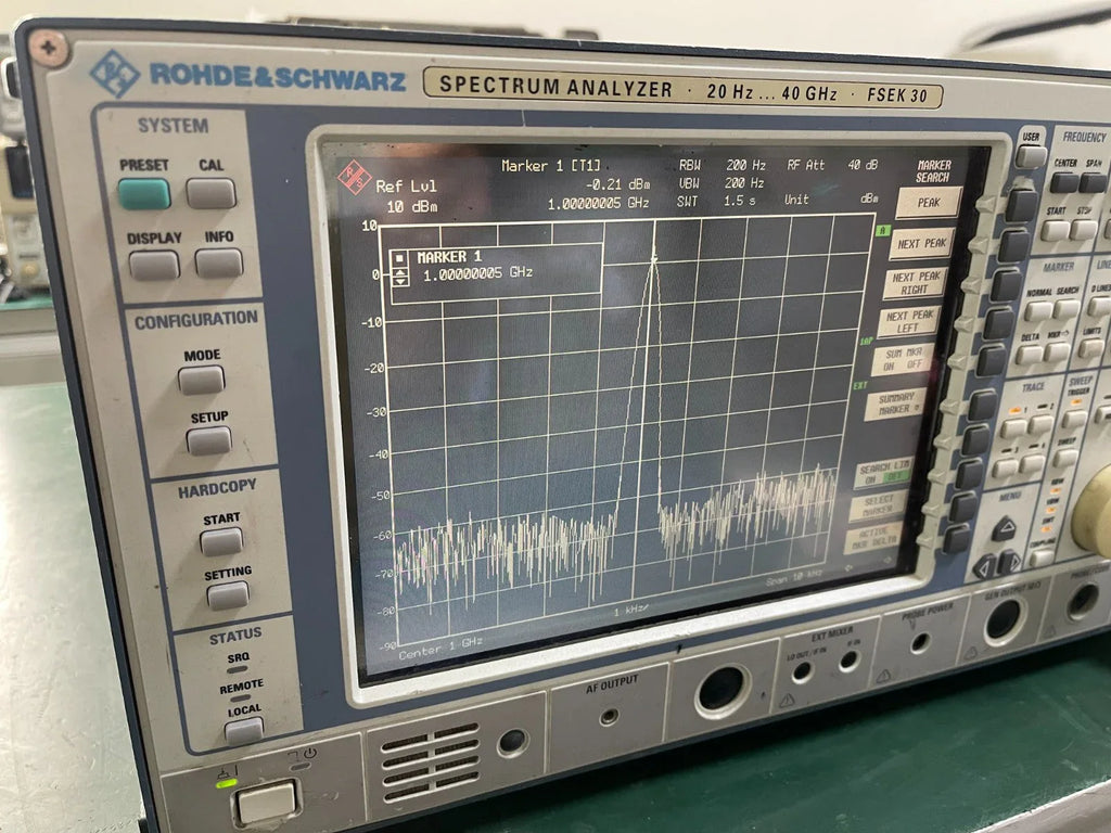 Rohde & Schwarz FSEK30 Spectrum Analyzer, 20 Hz - 40 GHz - ZYYKZ Test Equipment