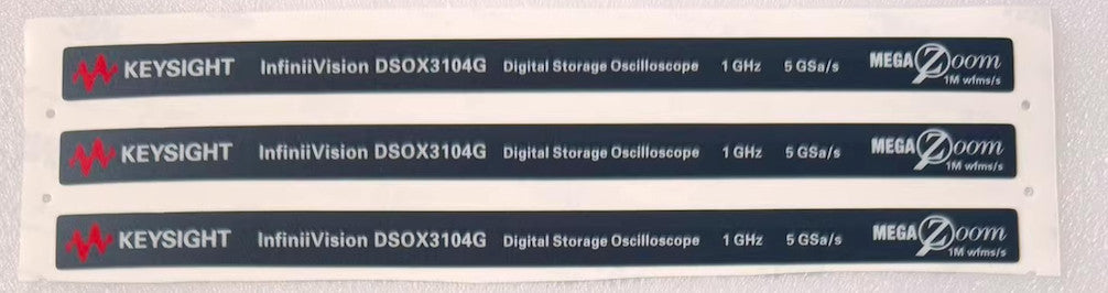 Keysight Label Nameplate for DSOX3014G, MSOX3104G, DSOX3104T, MSOX3104T