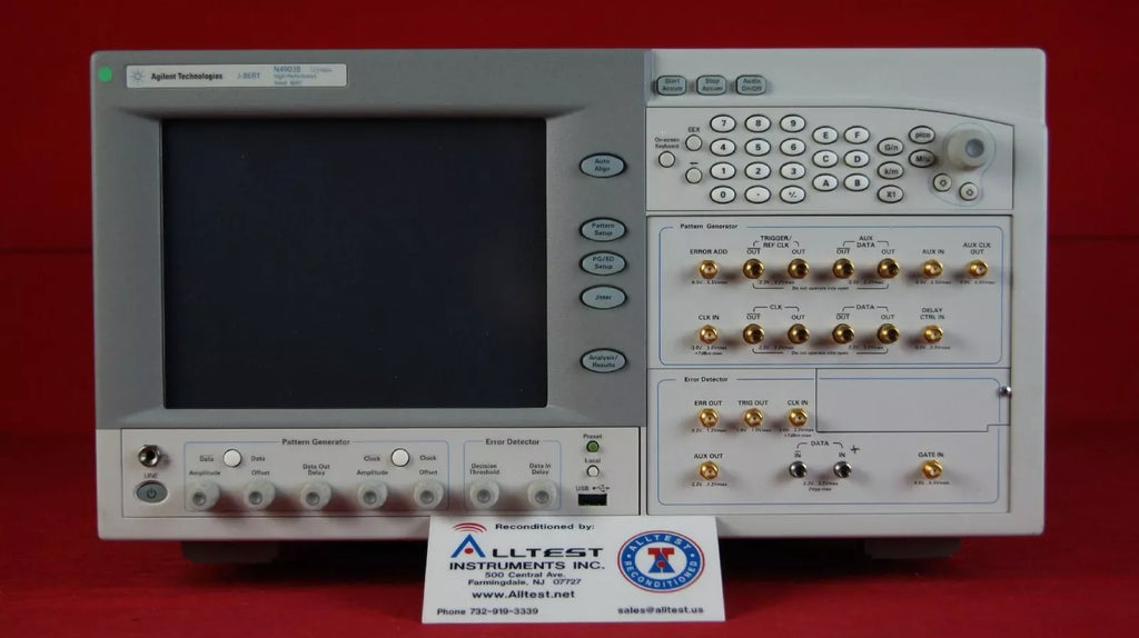 Keysight Agilent N4903B Serial J-BERT 150 Mb/s to 12.5 Gb/s Bit Error Rate Tester - ZYYKZ Test Equipment