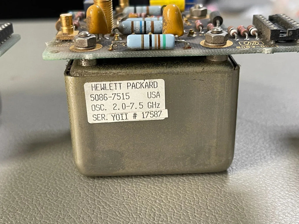 HP Agilent YTO Tuned Oscillator 5086-7515, 2.0-7.5 GHz for 8360 Series - ZYYKZ Test Equipment