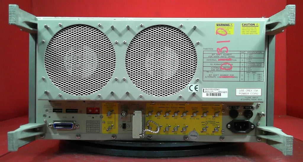 Anritsu MP1763B 12.5 GHz Pulse Pattern Generator - ZYYKZ Test Equipment