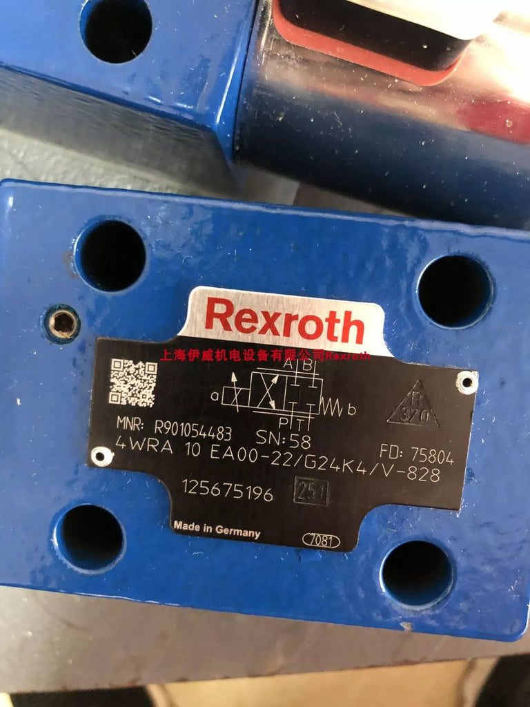 Rexroth 4WRA10EA00-22/G24K4/V-828 R901054483 Hydraulic Valve