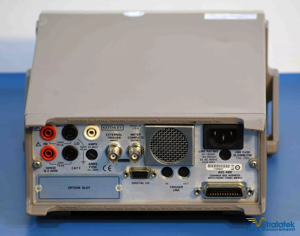 Keithley 2001 7.5 Digit Multimeter - NIST Calibrated DMM