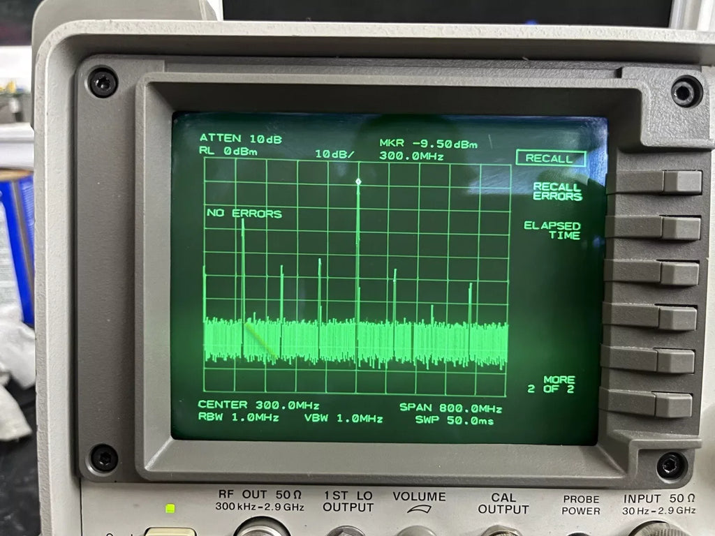 Agilent 8560E Spectrum Analyzer with Tracking Generator and Calibration Certificate - ZYYKZ Test Equipment