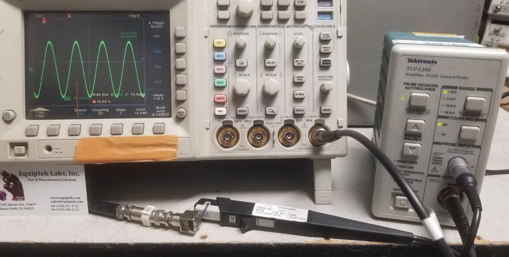 TCP312 Oscilloscope Current Probe for Accurate AC/DC Current Measurements - ZYYKZ Test Equipment