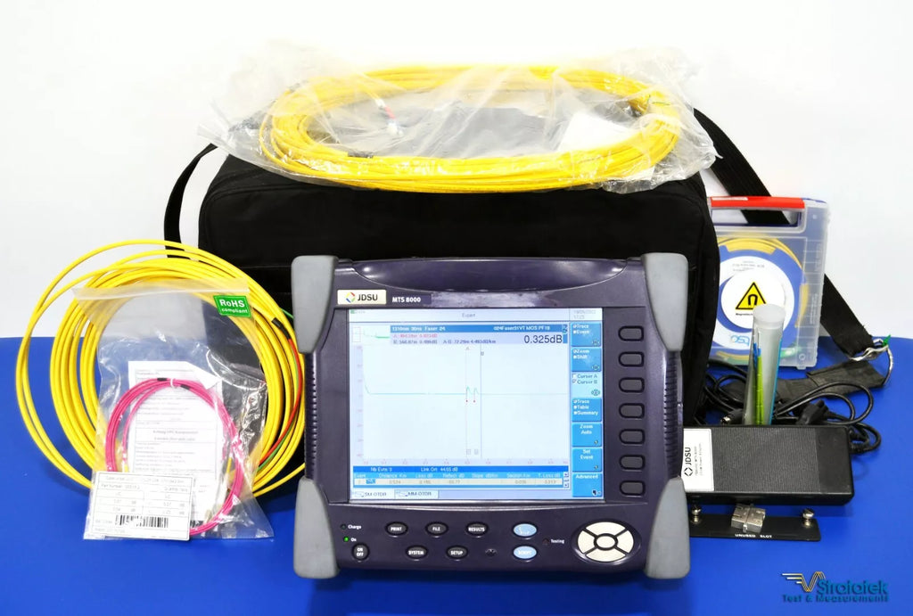 JDSU MTS-8000 Scalable Multitest Platform with Fiber OTDR HD and OTDR MM Modules