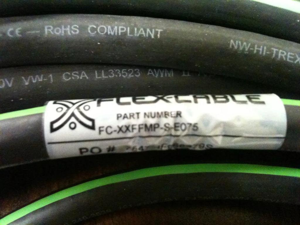 MPL Series Motor Feedback High Flex 75FT Flex Cable FC-XXFFMP-S-E075 - ZYYKZ Test Equipment