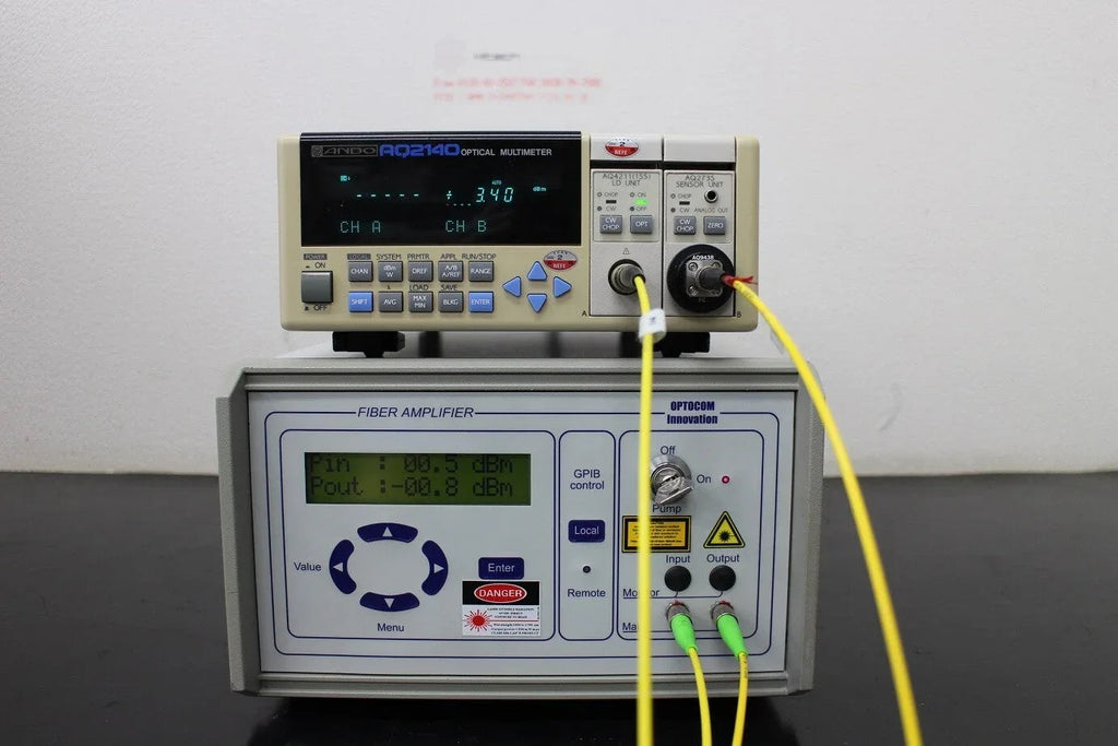 KEOPSYS 23dBm Optical Fiber Amplifier for High-Power Signal Boosting - ZYYKZ Test Equipment