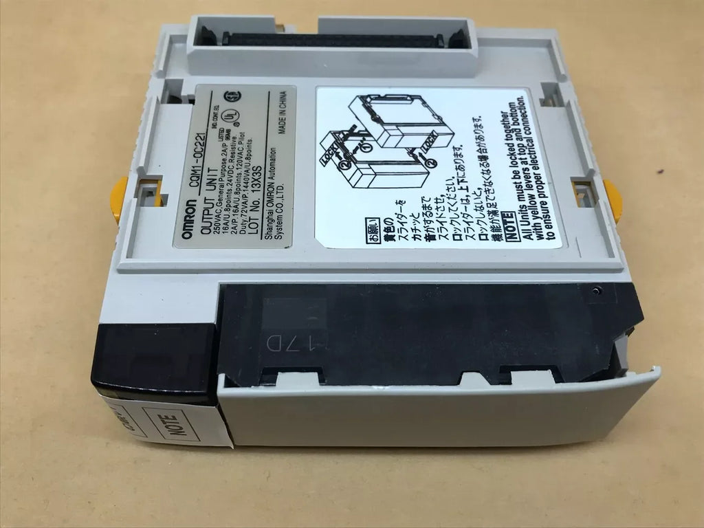 OMRON CQM1-OC221 Output Unit for CQM1 PLC Systems - ZYYKZ Test Equipment