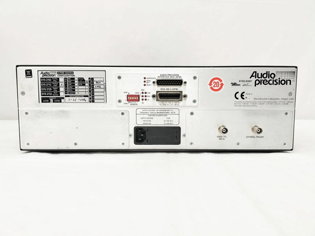 SYS-2712 Precision Audio Analyzer with Advanced Signal Testing - ZYYKZ Test Equipment