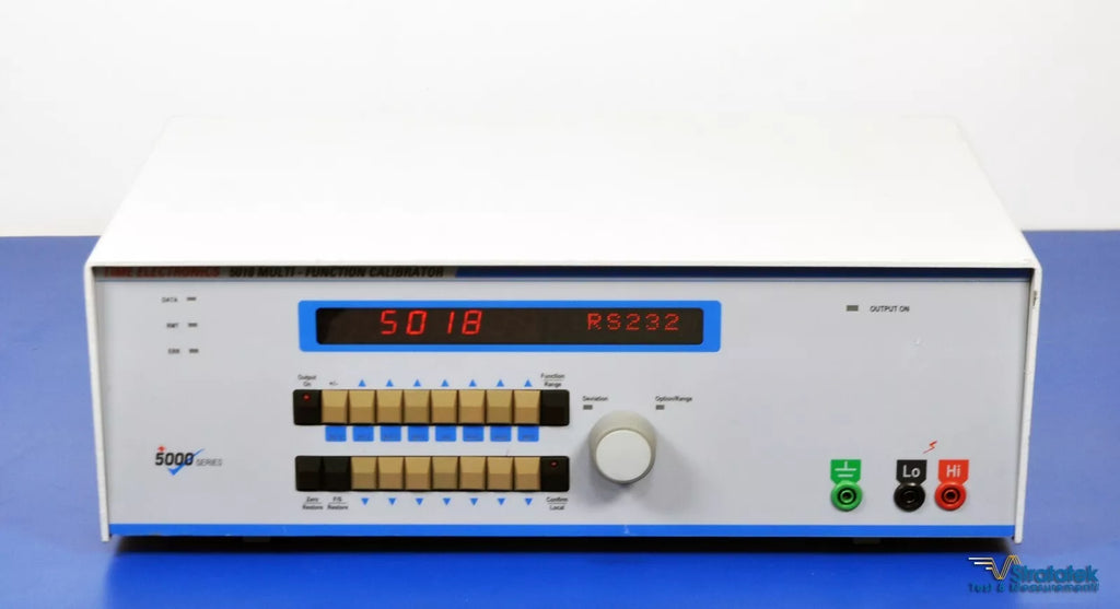 Time Electronics 5018 Multi-Function Calibrator - NIST Calibrated DC Voltage Accuracy 15ppm