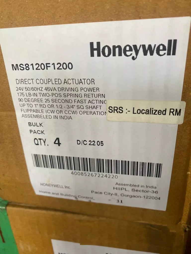 MS8120F1200 HVAC System Actuator - High Performance Replacement - ZYYKZ Test Equipment