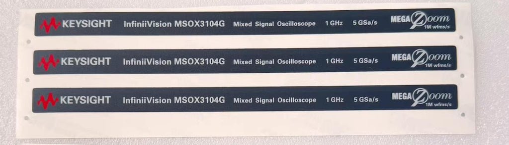 Keysight Label Nameplate for DSOX3014G, MSOX3104G, DSOX3104T, MSOX3104T