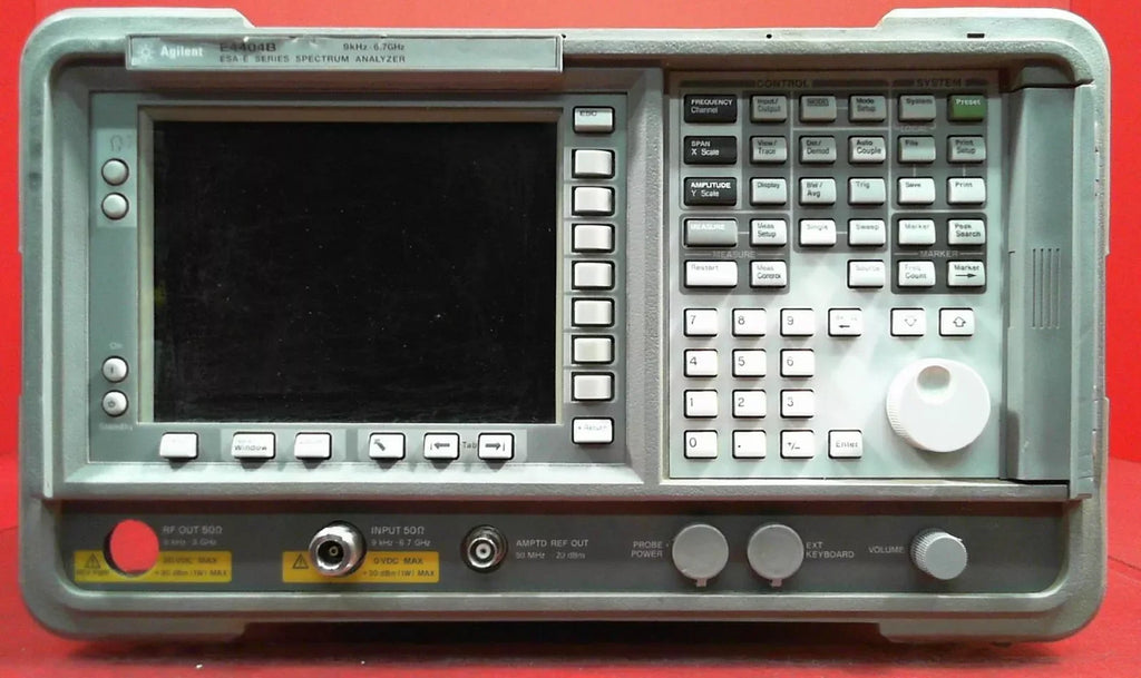 Agilent E4404B Portable Spectrum Analyzer 9 kHz to 6.7 GHz - ZYYKZ Test Equipment