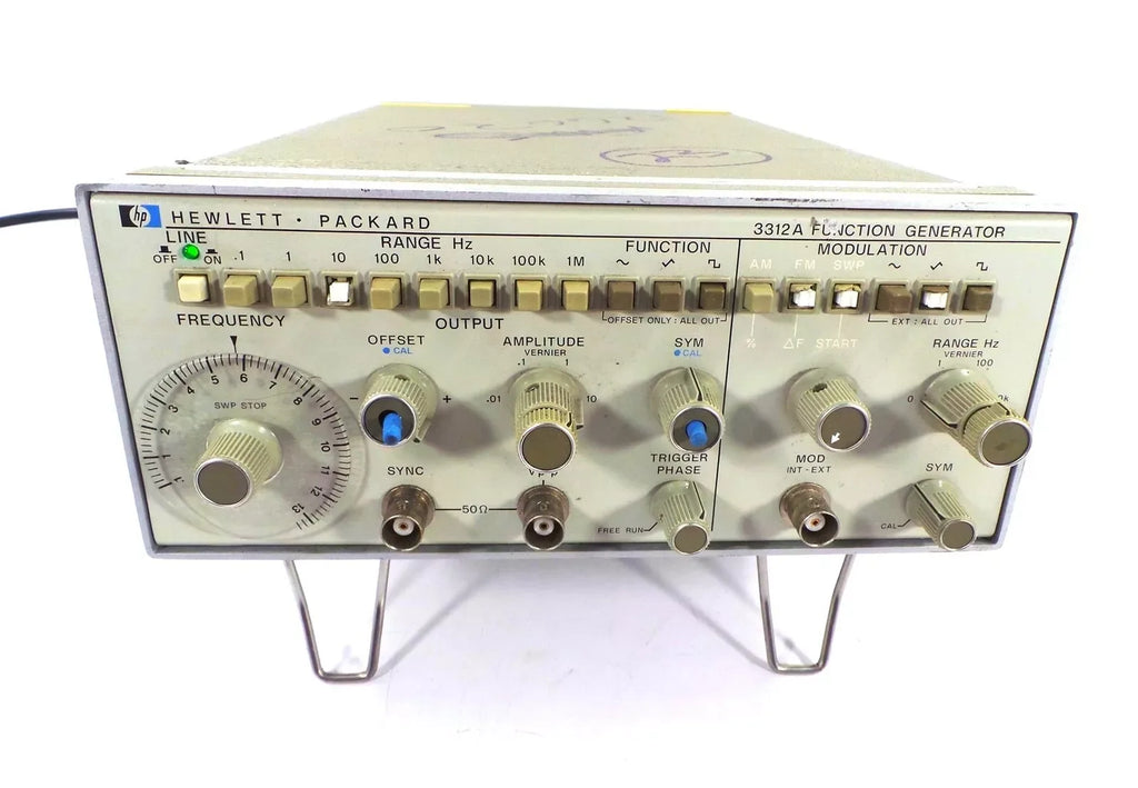 HP 3312A Function Generator - Precision Signal Source - ZYYKZ Test Equipment