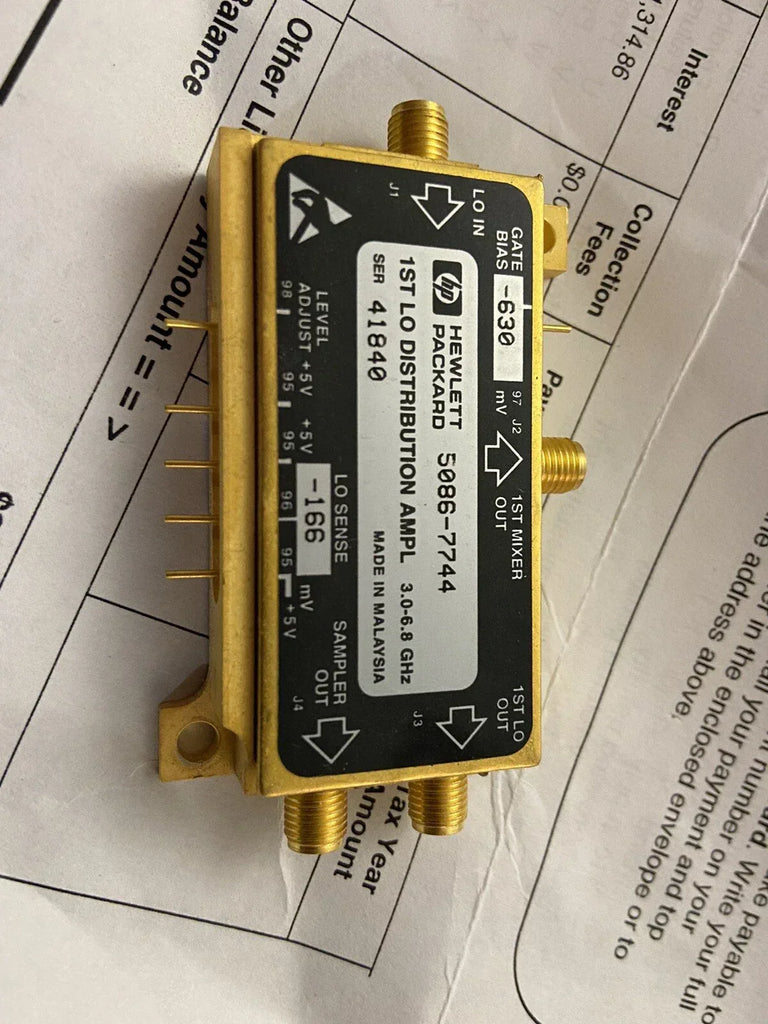 Agilent 1-22 GHz Active Splitter Distribution Amplifier with LNA - ZYYKZ Test Equipment