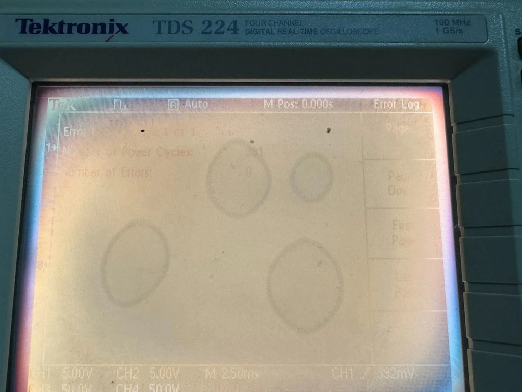 Tektronix TDS224 100MHz 4-Channel Digital Oscilloscope - ZYYKZ Test Equipment