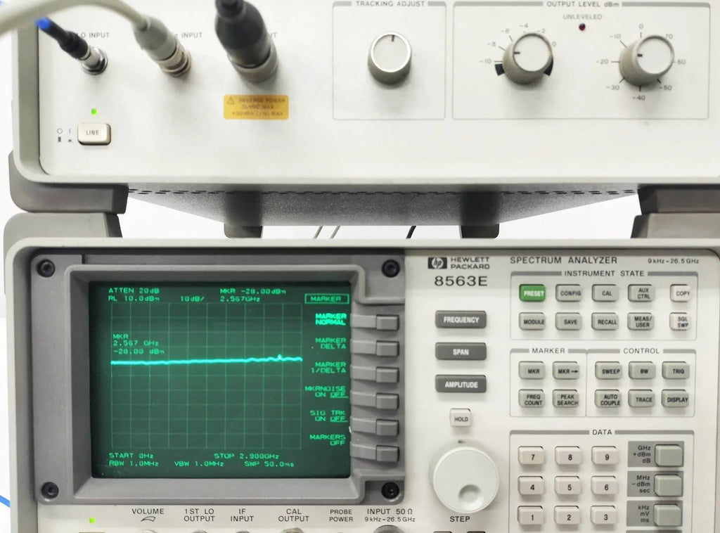 HP 85640A RF Tracking Generator for Spectrum Analyzers - ZYYKZ Test Equipment